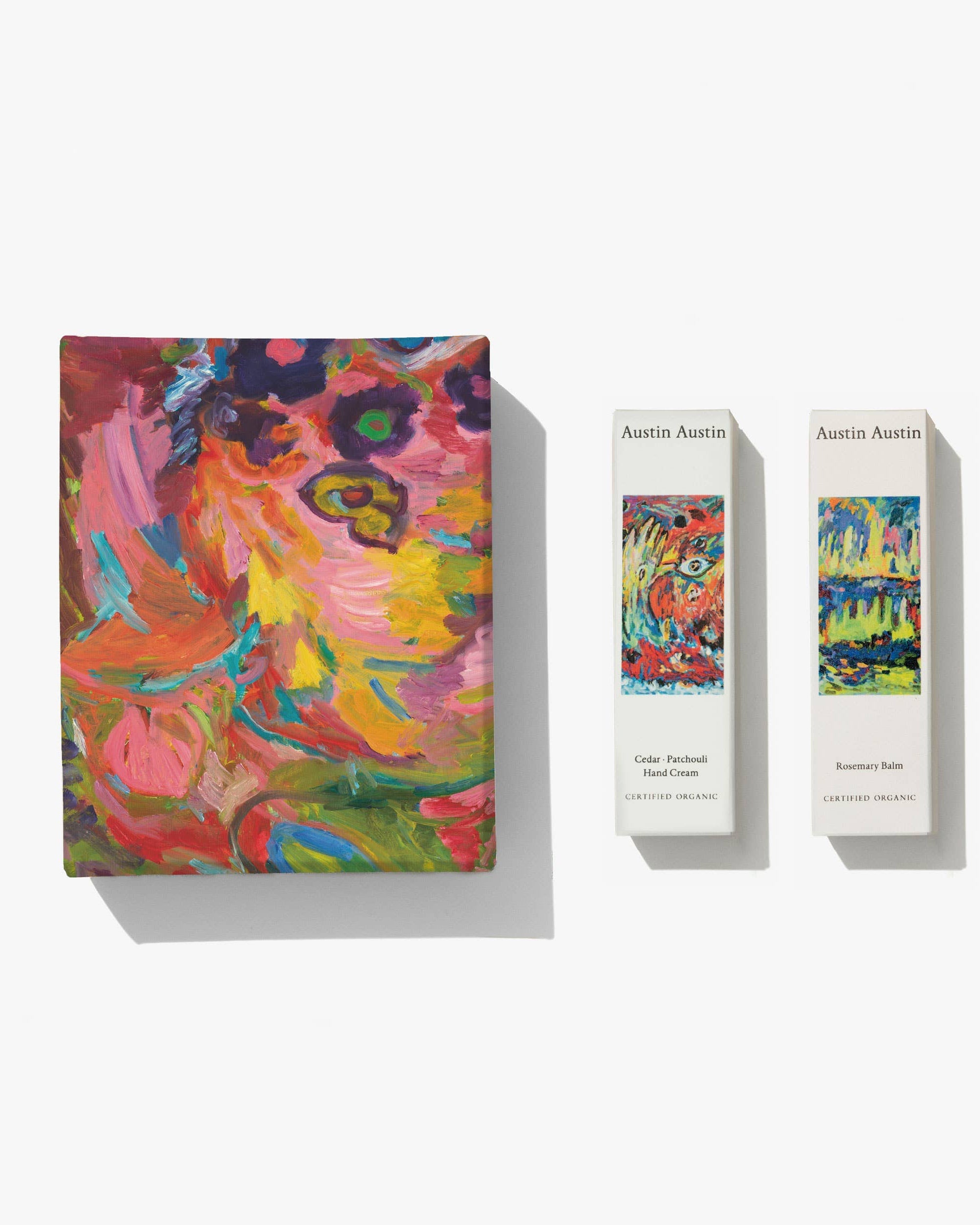 Austin Austin Rosemary Balm and Cedar & Patchouli Hand Cream Gift Set La Bomba Floristry Vancouver Canada Rosemary Balm and Cedar & Patchouli Hand Cream Gift Set