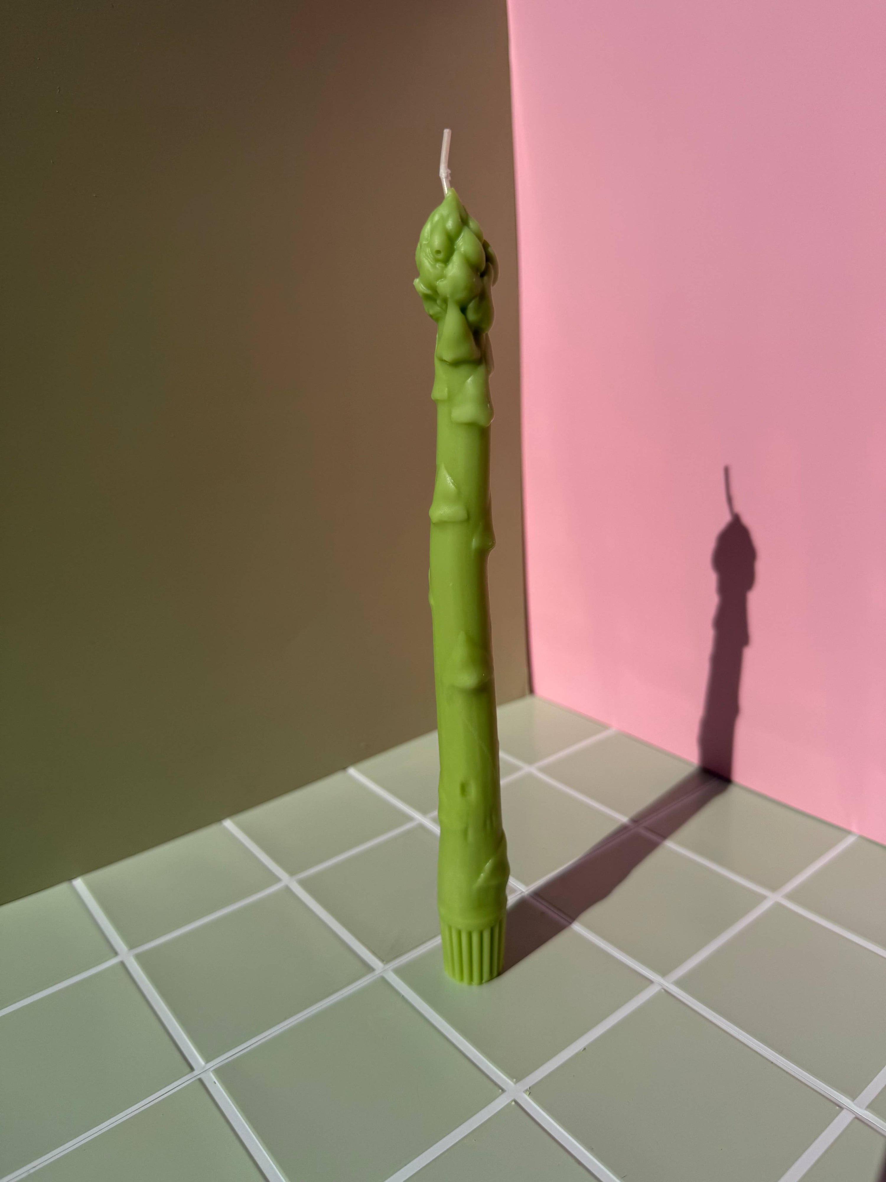 Candle Lume Asparagus Pillar Beeswax Candle – Handmade Botanical Candle | Natural Beeswax Decor | Vegetable-Inspired Candle | Unique Gift Idea La Bomba Floristry Vancouver Canada Asparagus Pillar Beeswax Candle – Handmade Botanical Candle | Natural Beeswax Decor | Vegetable-Inspired Candle | Unique Gift Idea