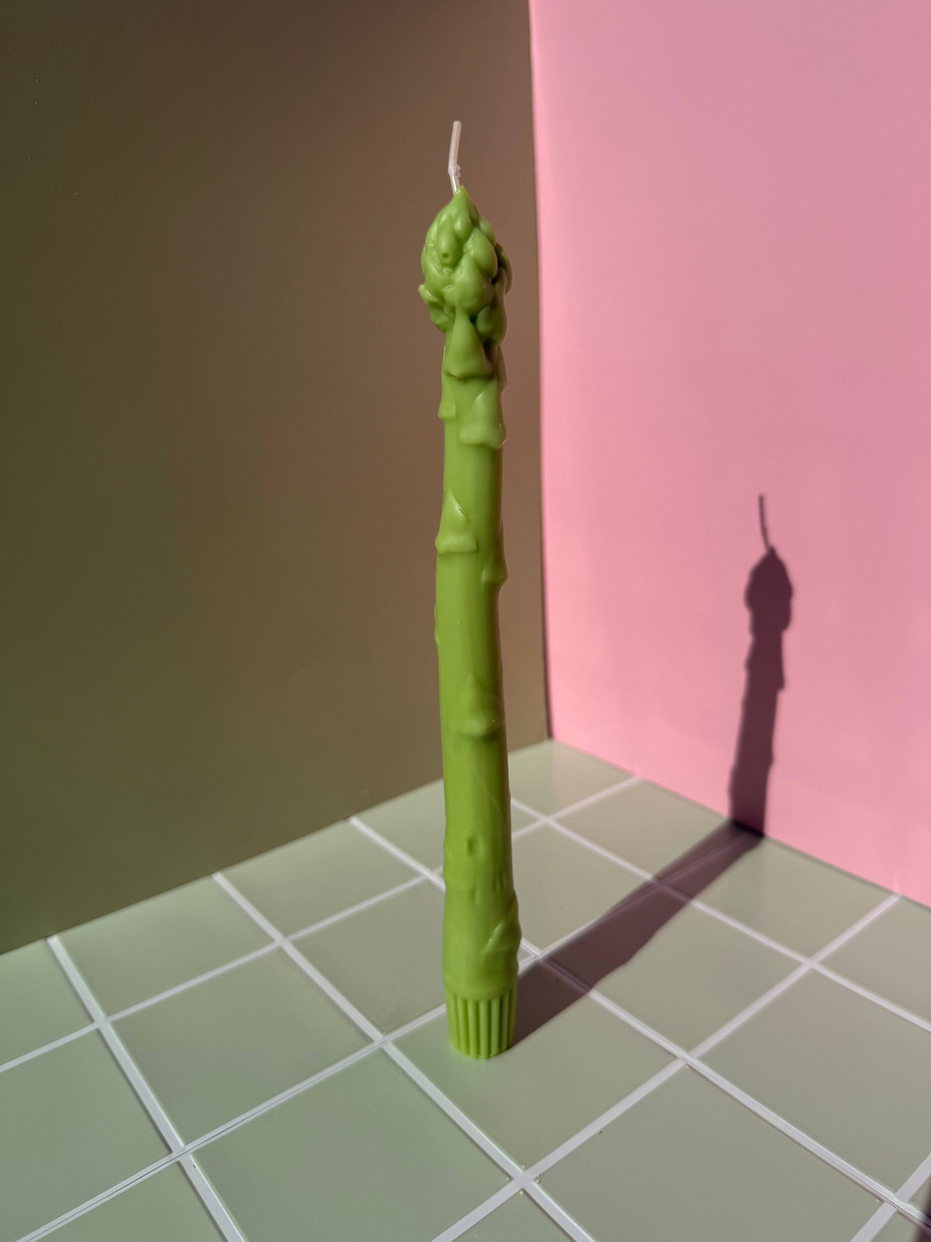 Candle Lume Asparagus Pillar Beeswax Candle – Handmade Botanical Candle | Natural Beeswax Decor | Vegetable-Inspired Candle | Unique Gift Idea La Bomba Floristry Vancouver Canada Asparagus Pillar Beeswax Candle – Handmade Botanical Candle | Natural Beeswax Decor | Vegetable-Inspired Candle | Unique Gift Idea