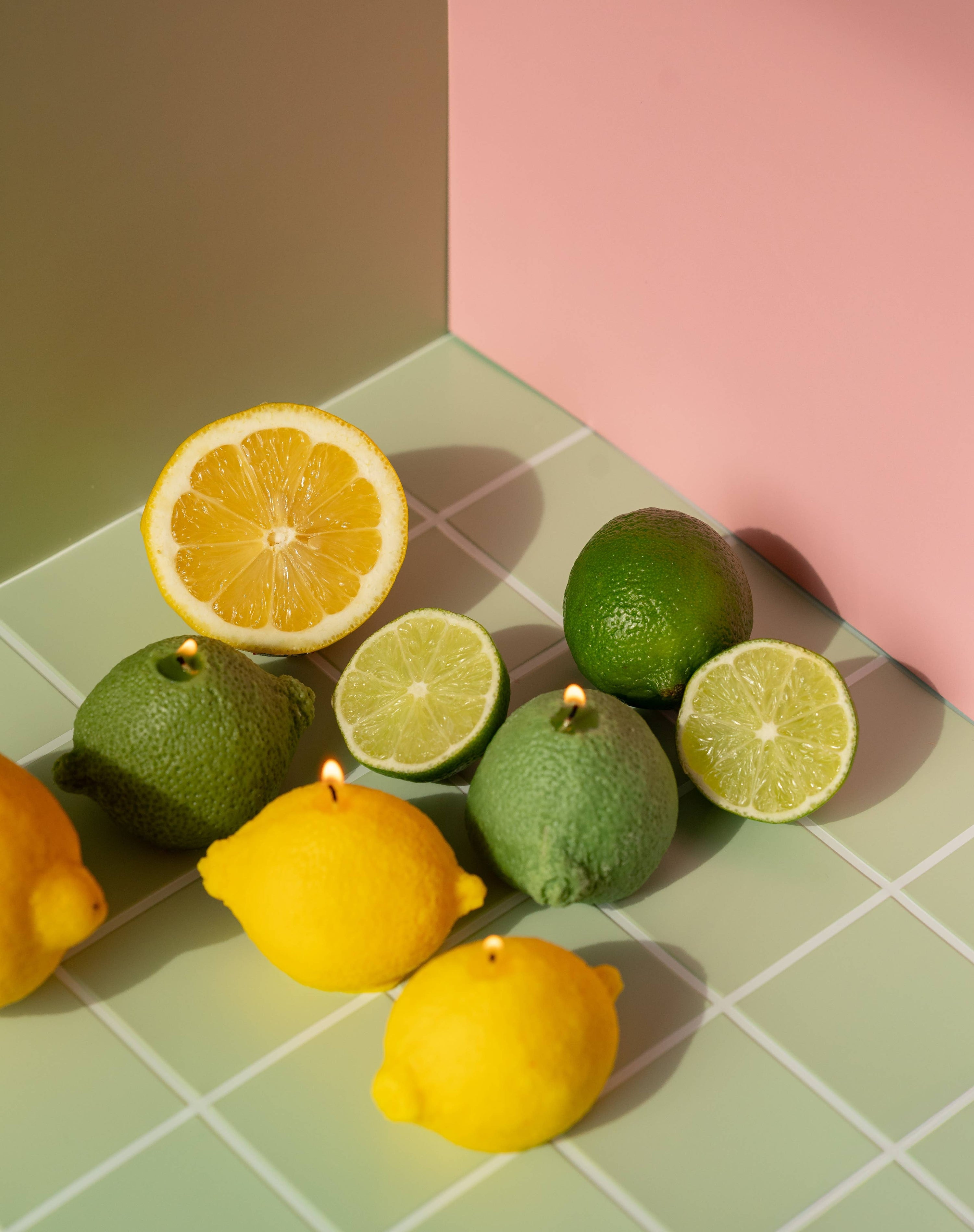 Candle Lume Yellow / Citus Balsam Lemon Candle La Bomba Floristry Vancouver Canada Lemon Candle