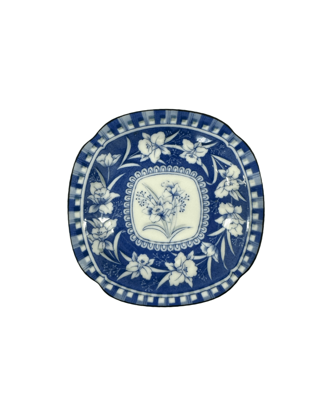 Case Study Objects Blue and White Patterned Decorative Plate La Bomba Floristry Vancouver Canada