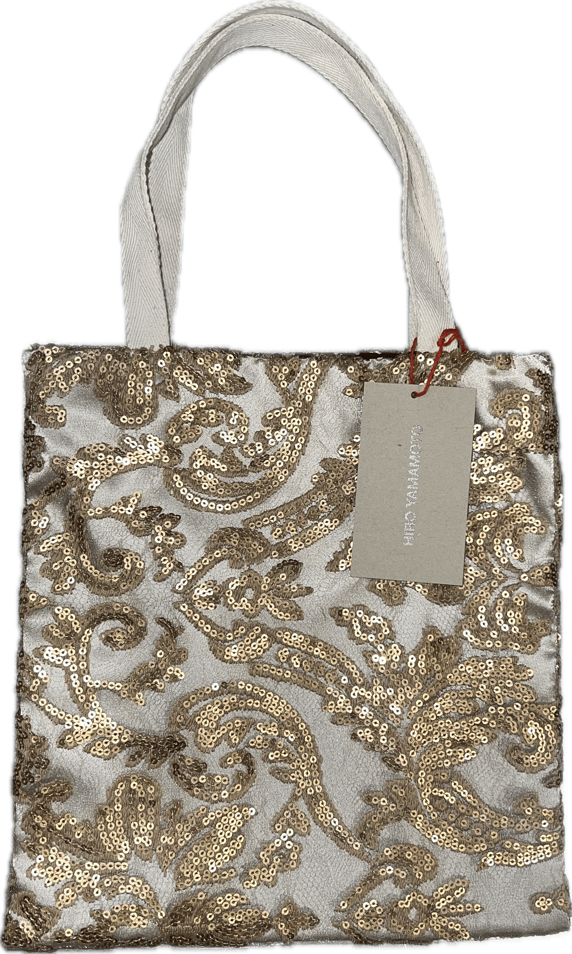Hiro Yamamoto Golden sequins Hiro Yamamoto- Tote Bags La Bomba Floristry Vancouver Canada Hiro Yamamoto- Tote Bags