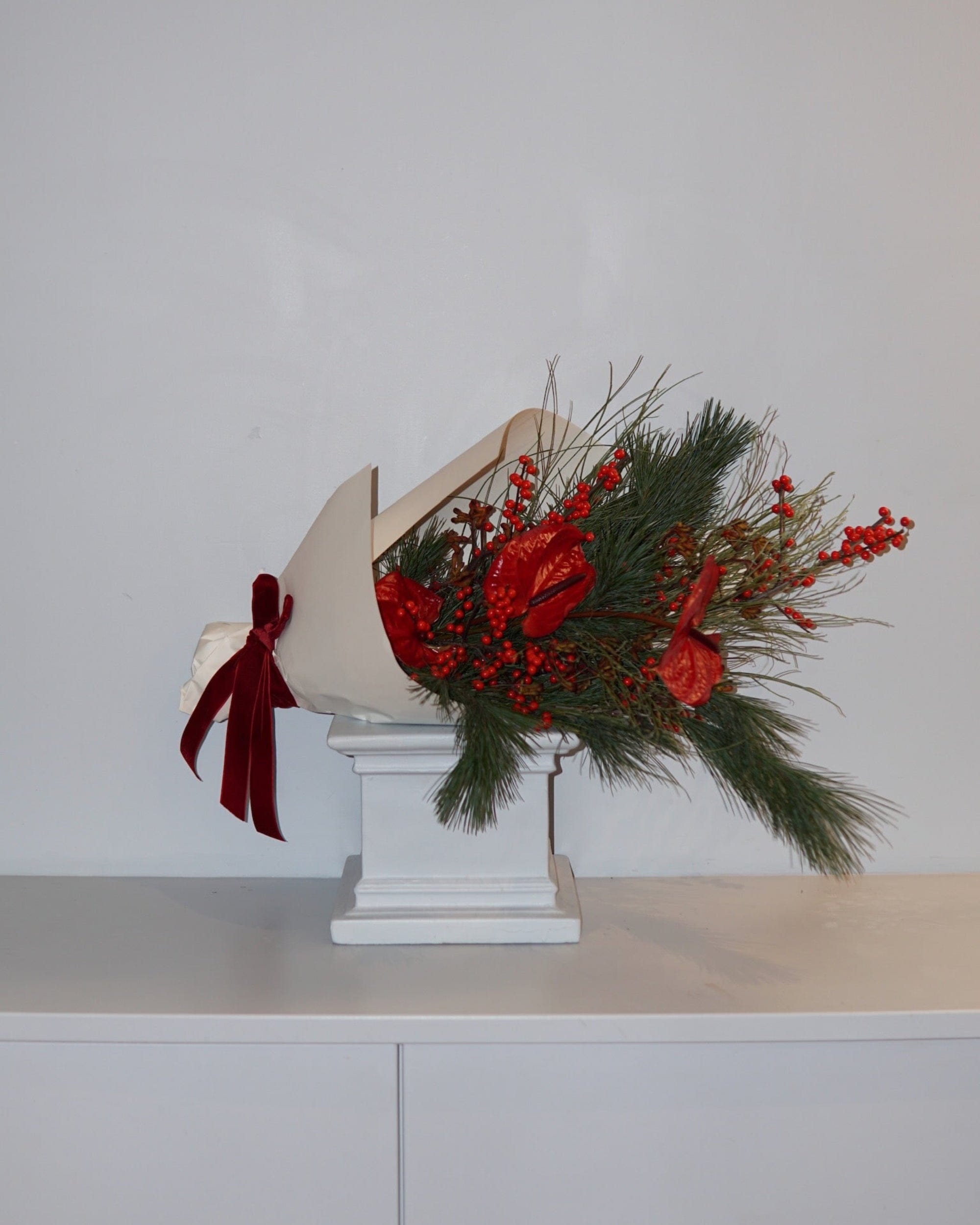 La Bomba Floristry Flowers Classic Holiday Arrangement La Bomba Floristry Vancouver Canada Classic Holiday Arrangement