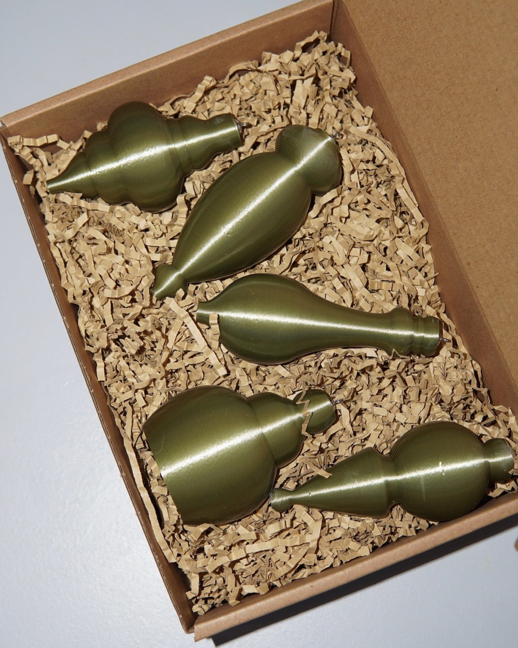 La Bomba Floristry Green Stooludio Ornaments - Set of 5 La Bomba Floristry Vancouver Canada Stooludio Ornaments - Set of 5