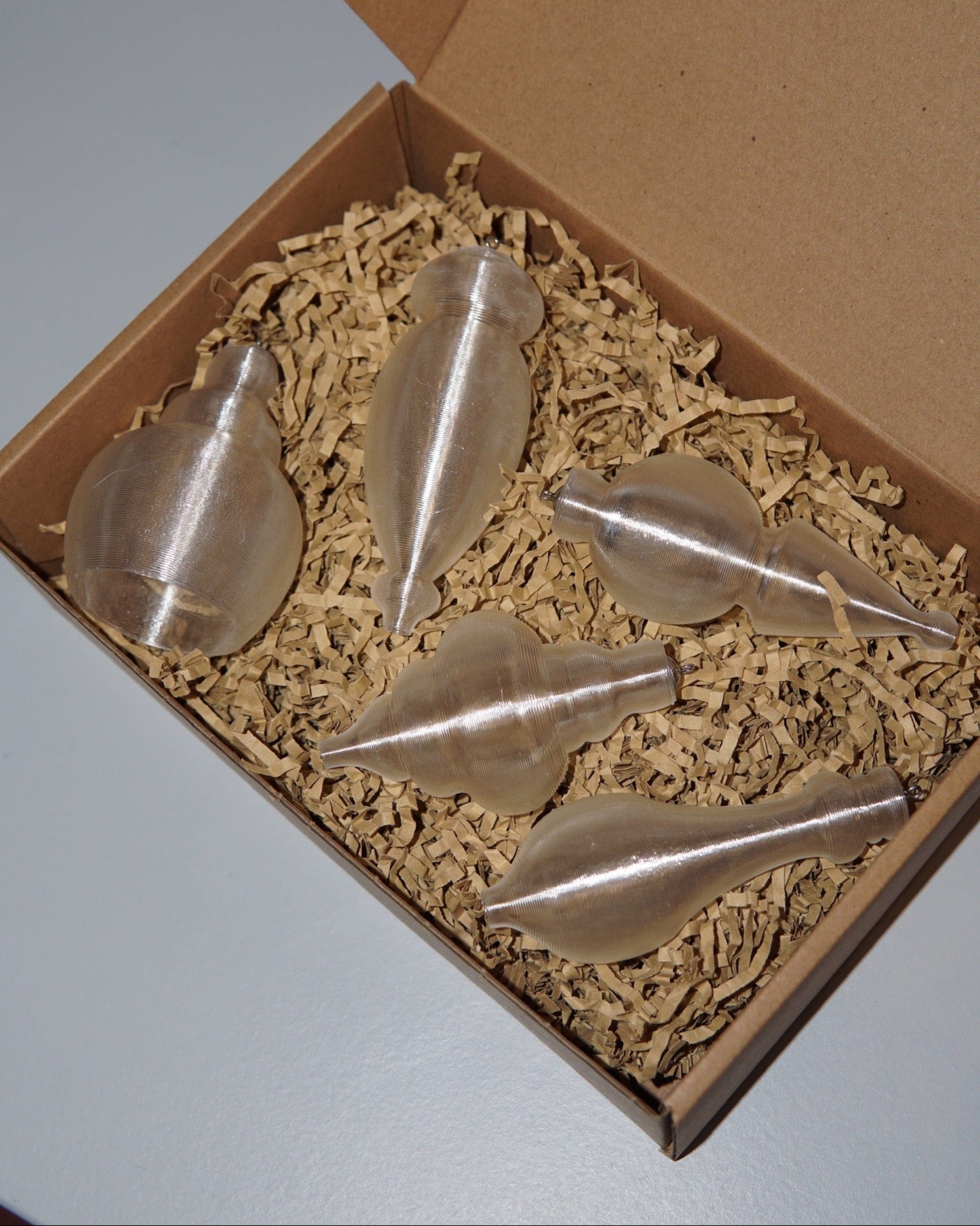 La Bomba Floristry Translucent Stooludio Ornaments - Set of 5 La Bomba Floristry Vancouver Canada Stooludio Ornaments - Set of 5