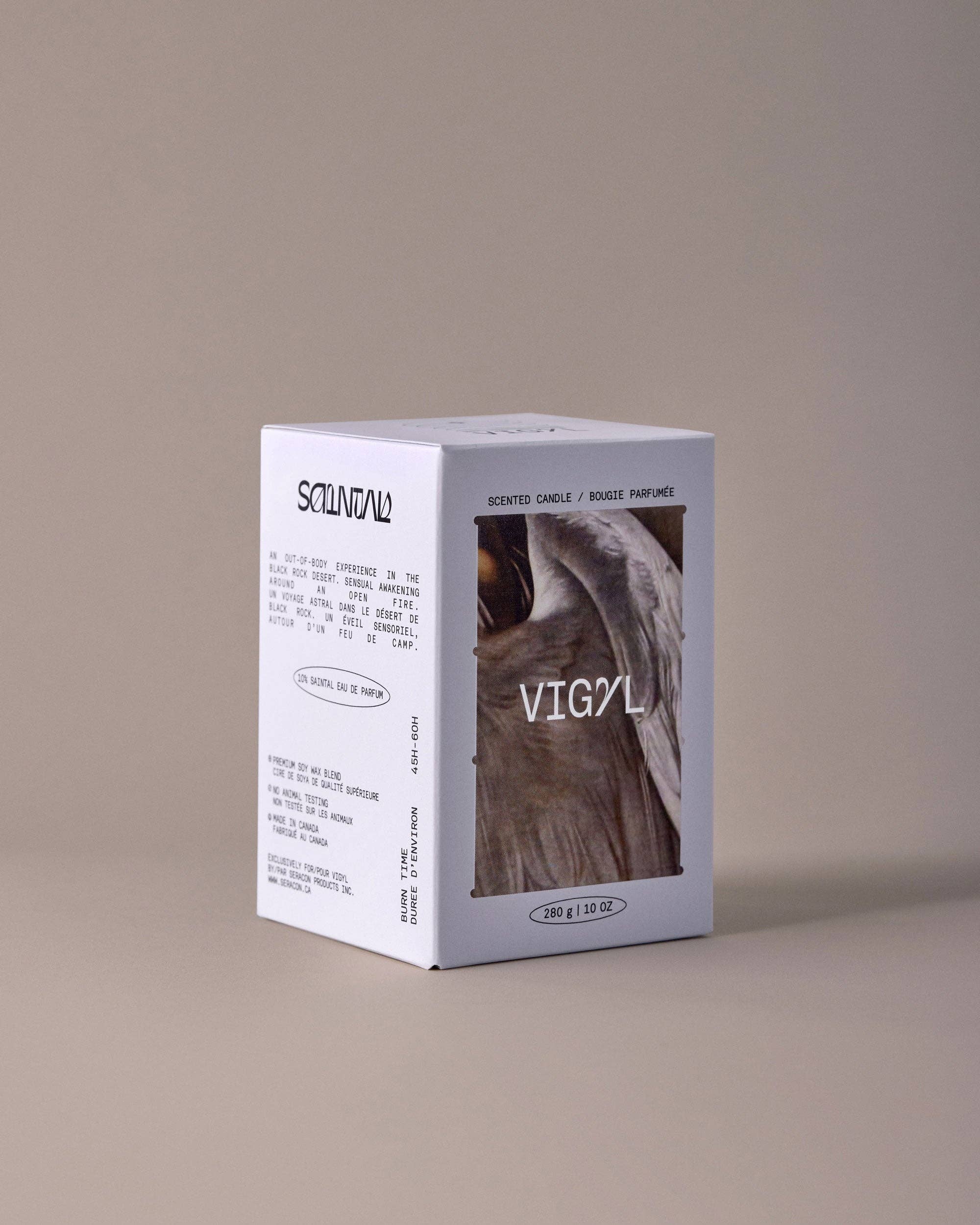 VIGYL Saintal Candle 10 oz La Bomba Floristry Vancouver Canada Saintal Candle 10 oz